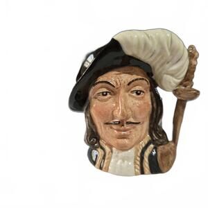 Royal Doulton Athos Mini Character Jug / D6452 / 2.5" / Vintage